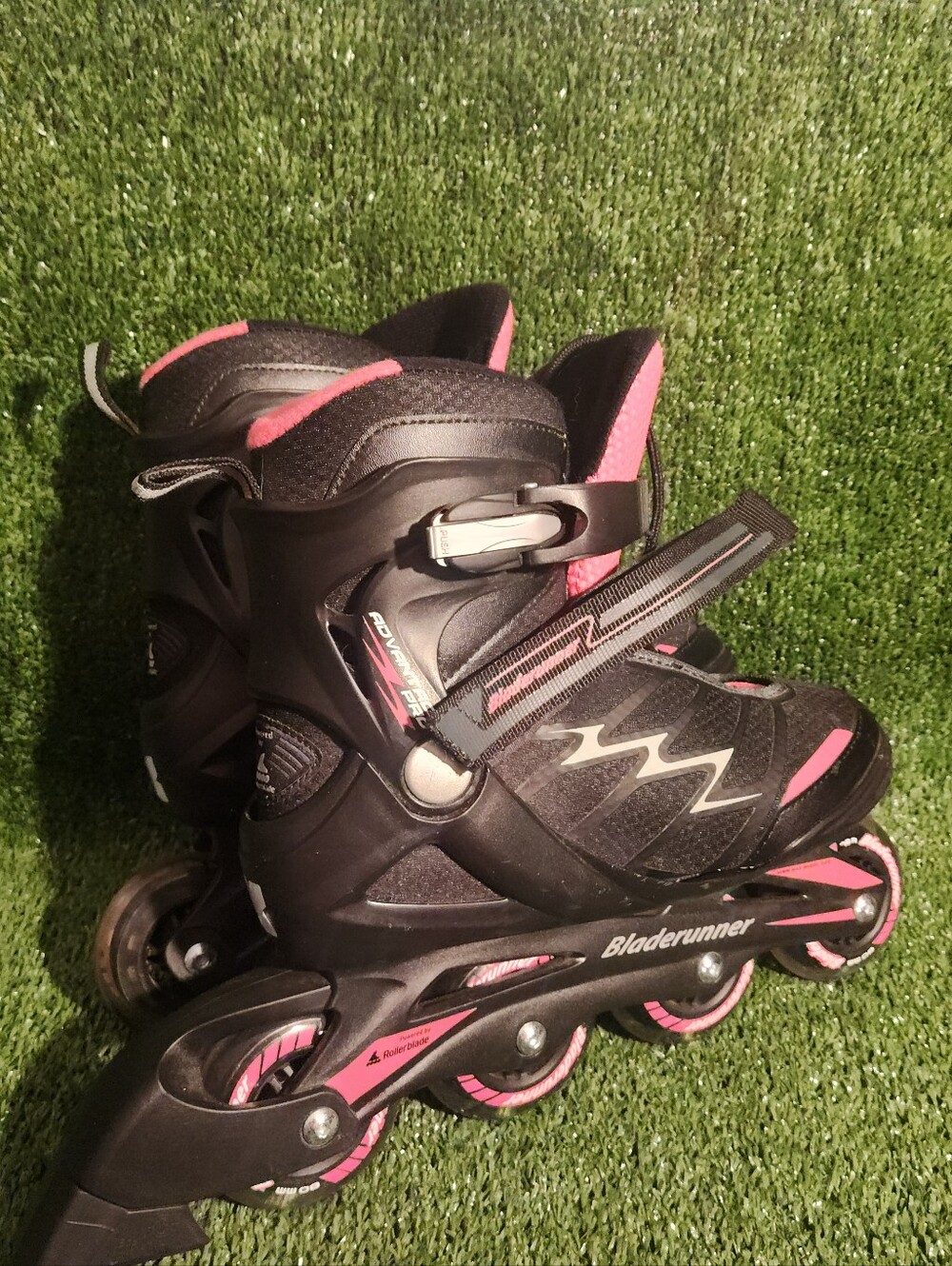 Bladerunner Women's Black and Pink Adjustable Inline Skates